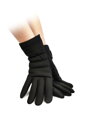 Sportovní dámské rukavice v černé barvě