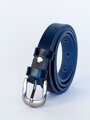 Dámský kožený pásek DM-1,5-24-07 tmavě-modrý 