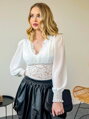 Krajkové bílé body 