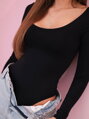 Dámské body s hlubokým 11208 výstřihem 