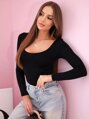 Dámské body s hlubokým 11208 výstřihem 