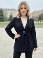 Černý dámský kabát 