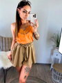Dámské tílko ve stylové oranžové barvě