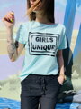 Dámské triko MFY GIRLS UNIQUE modré