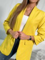 Dámské elegantní sako ve žluté barvě 9709