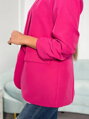 Dámské elegantní sako v růžové barvě 9709