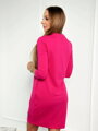 Dámské pohodlné šaty v růžové barvě 9438