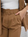 Elegantní kalhotový komplet 80172K CAMEL 