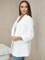 Dámské sportovně-elegantní sako 9709 v bílé barvě