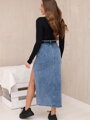 Dámská dlouhá sukně TR180 jeans 