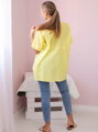 Moderní dámská 9812 halenka yellow