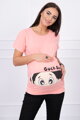 Dámské těhotenské tričko broskvové 2992