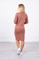Pletené dámské šaty 2019-38 tmavě růžové 