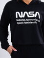 Tepláková souprava černá s nápisem NASA 67829 