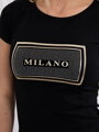 Dámské tričko s krátkým rukávem MILANO 67838 černé