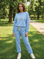 Dámska tepláková súprava LAMANUEL babyblue