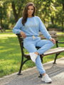 Dámska tepláková súprava LAMANUEL babyblue