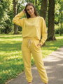Dámská žlutá tepláková souprava LAMANUEL