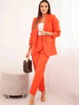 Dámský elegantní komplet 80172K ORANGE