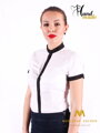Bílá dámská košile Slim Fit VS-DK1720