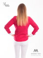 Červená dámská košile - Slim Fit VS-DK1601