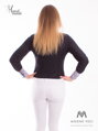 Černá dámská košile Slim Fit VS-DK1715