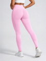 Elastické dámské push-up legíny babypink