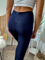 Stylové dámské PUSH-UP legíny tmavě-modré