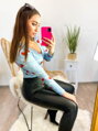 Body se srdíčky a nápisem LOVE modré