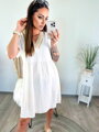 Romantické bílé šaty 