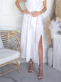 Nádherná dámská MFY dlouhá sukně v bílé barvě
