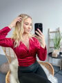 Romantické červené body pro dámy 