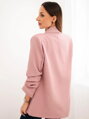 Elegantné tmavoružové sako 9709 