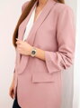 Elegantné tmavoružové sako 9709 