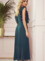 Elegantní dámské šaty 315-1 EMILY smaragdové