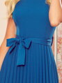 Dámské šaty s plisovanou sukní 311-4 královsky modré
