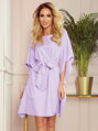 Dámské společenské šaty oversize 287-8 fialové
