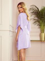 Dámské společenské šaty oversize 287-8 fialové