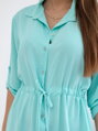 Dámské košilové mentolové šaty IT-16