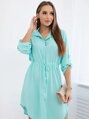 Dámské košilové mentolové šaty IT-16
