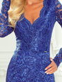 Krajkové dámské šaty 170-8 modré