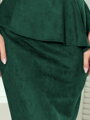 Dámské elegantní midi šaty 192-10 zelená