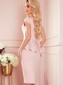 Luxusní šaty v pudrově-růžové barvě 192-13 