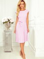 Dámské šaty s plisovanou sukní 311-6 lila-fialová 