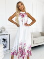 Elegantní dámské dlouhé 456-2 šaty 
