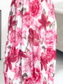 Vzdušné dámské šaty 449-5 v růžové barvě 