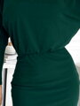 Dámské zelené slavnostní pouzdrové šaty 399-2 