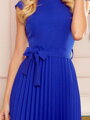 Dámské šaty s plisovanou sukní 311-1 modré
