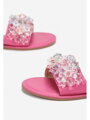 Krásné dámské pantofle BJ652-80 FUCHSIA 