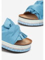 Trendy dámské pantofle LS066-51 BABYBLUE 